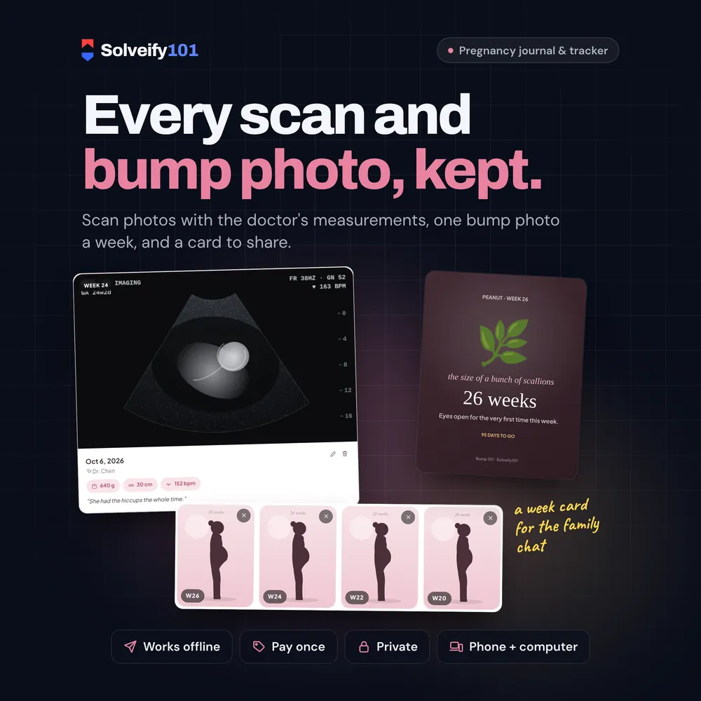 Bump 101: Every scan and bump photo, kept.